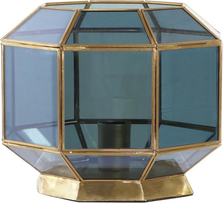 Immagine prodotto DKD Home Decor Desk lamp Crystal Blue Golden 220 V Brass 50 W Modern (29 x 29 x 25 cm)