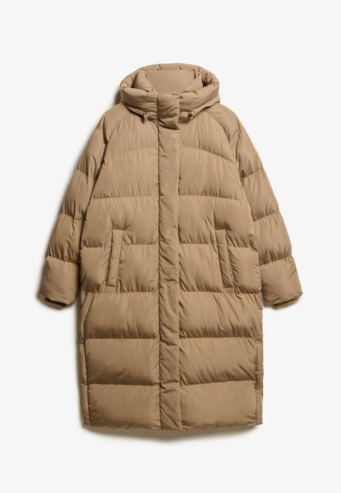 Image du produit Superdry LONGLINE HOODED PUFFER JACKET Dames Jas - Maat XL (16)