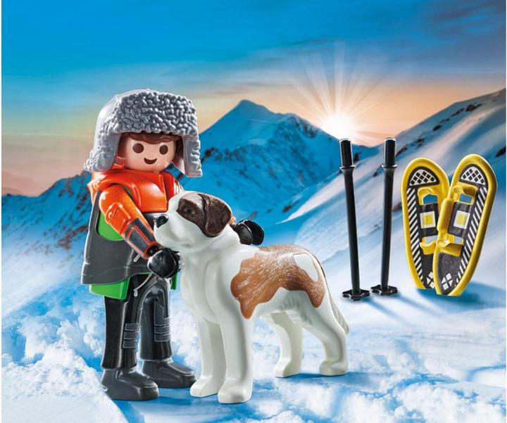 Immagine prodotto Playmobil Escursionista con cane San Bernardo (71741, Playmobil La mia vita)