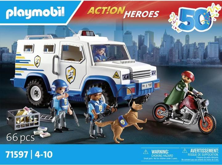Produktbild Playmobil Geldtransporter (71597, Playmobil Action Heroes)