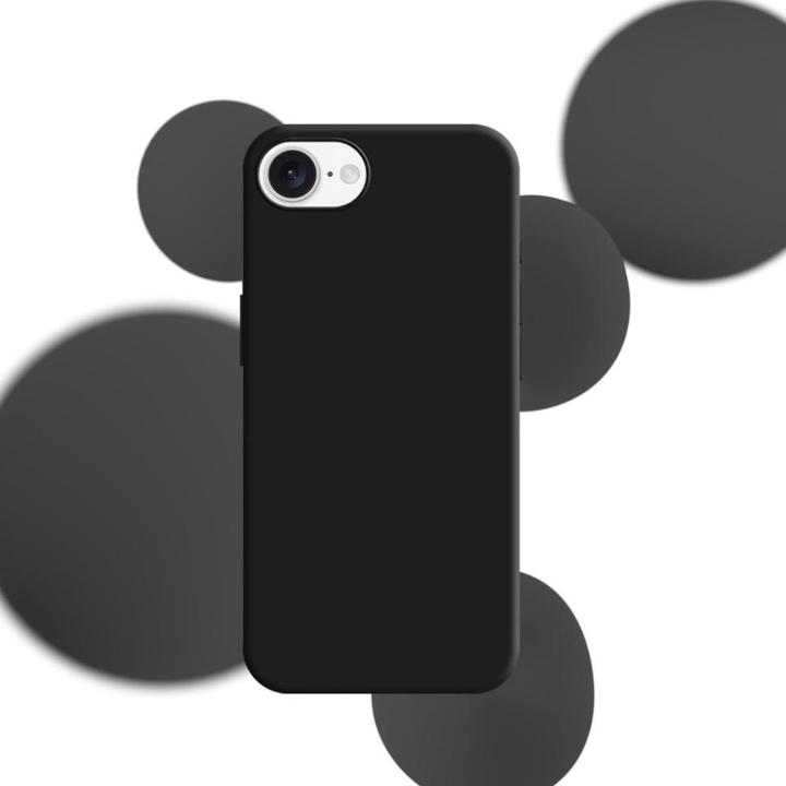 Produktbild 3MK Silicone Case for Apple iPhone 16e / SE 4 - Black (Apple iPhone 16e)