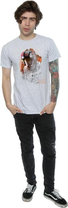Image du produit Star Wars - T-shirt THE LAST JEDI POE DAMERON BRUSHED - Homme (S)