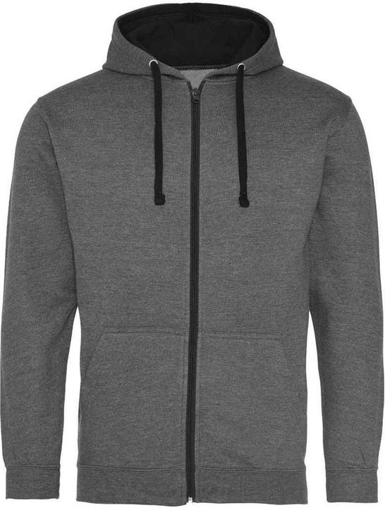 Awdis Varsity Hoodie mit durchgehendem Reissverschluss
