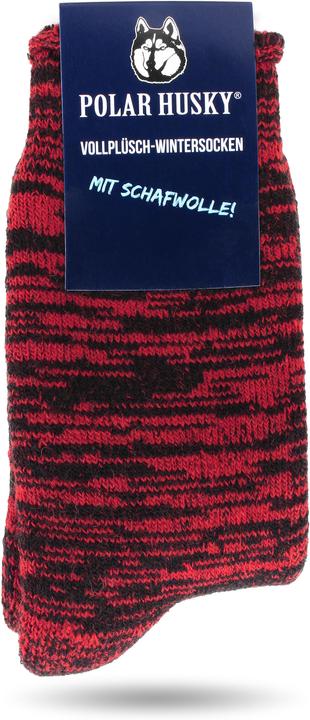 Image du produit Polar Husky Farbige Vollplüsch-Socken mit Wolle (Une unité par pack, 39 - 42)