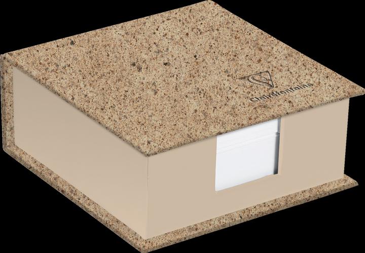Actual product image Clairefontaine Note box Cacao (90 x 90 mm)