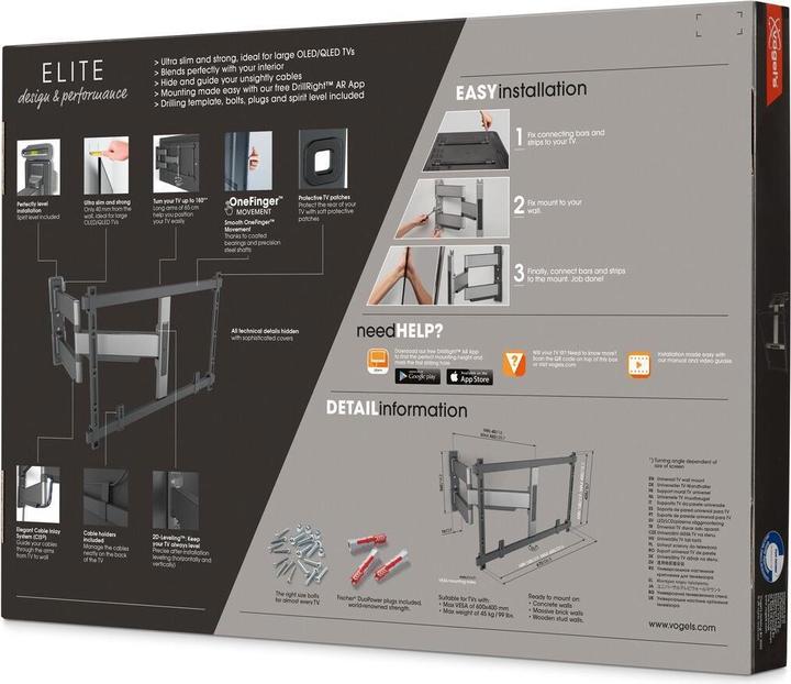 Immagine prodotto Vogels TVM 5645 (Muro, 77", 45 kg)