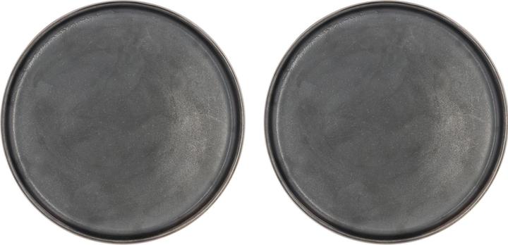Produktbild Villa Collection Speiseteller Fjord Ø 26.5 cm, 2 Stück, Schwarz (2 x, 26.50 cm)