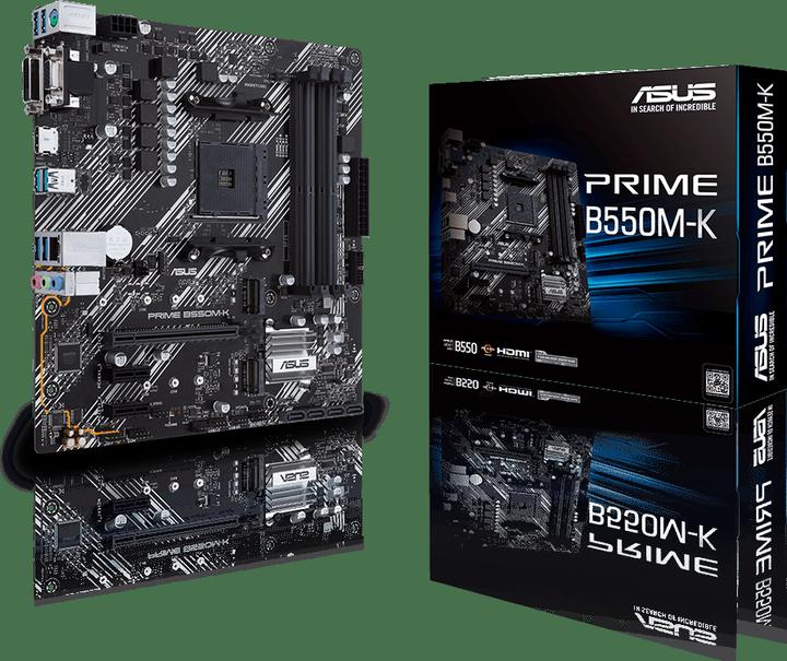 Immagine prodotto ASUS PRIME B550M-K (AM4, AMD B550, mATX)
