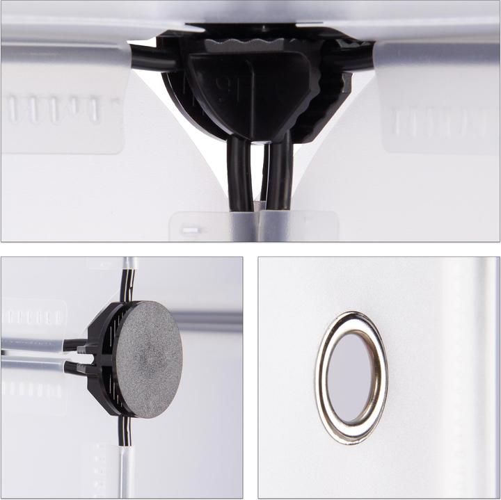 Actual product image Relaxdays Plug-In Wardrobe System (145 x 36.5 x 180 cm)