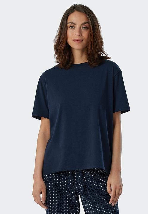 Schiesser Mix & Relax Organic Cotton Schlafanzug Shirt kurzarm