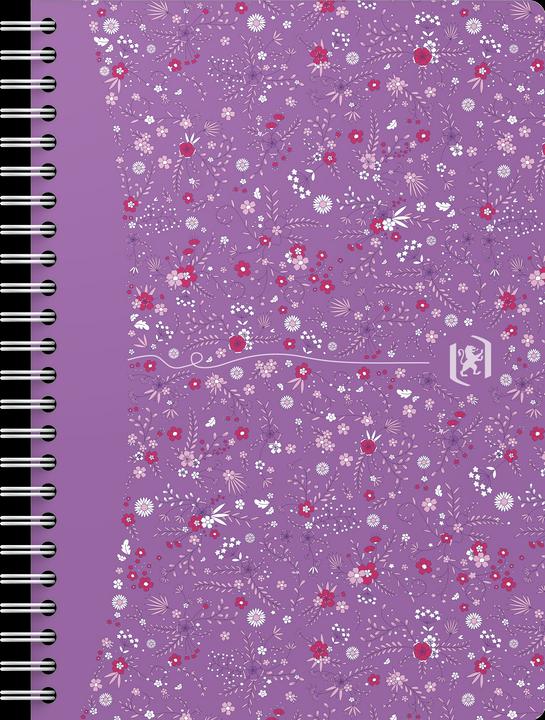 Immagine prodotto Oxford FORME FLORALE - Libro a spirale (A5, Quadretti, Copertina rigida)