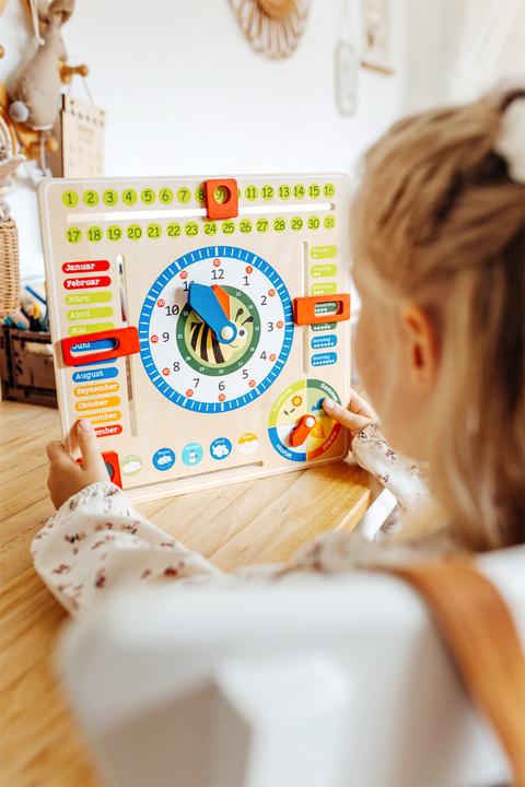 Produktbild small foot Lerntafel Datum, Uhr- Jahreszeiten (Deutsch)