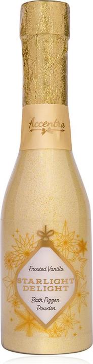 Actual product image Accentra Bath bomb - WINTER MAGIC powder in champagne bottle (Bath pearls)