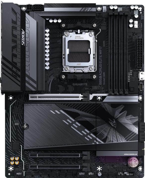 Actual product image Gigabyte B850 AORUS ELITE WIFI7 (AM5, AMD B850, ATX)