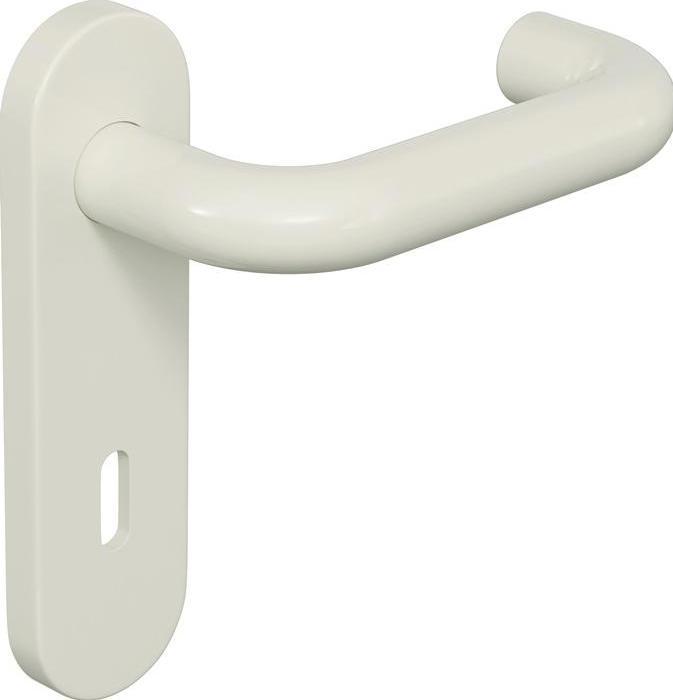 Actual product image Hewi Short plate set 111R01.110 99 Plastic 99 BB rounded lever handle set (Door set)