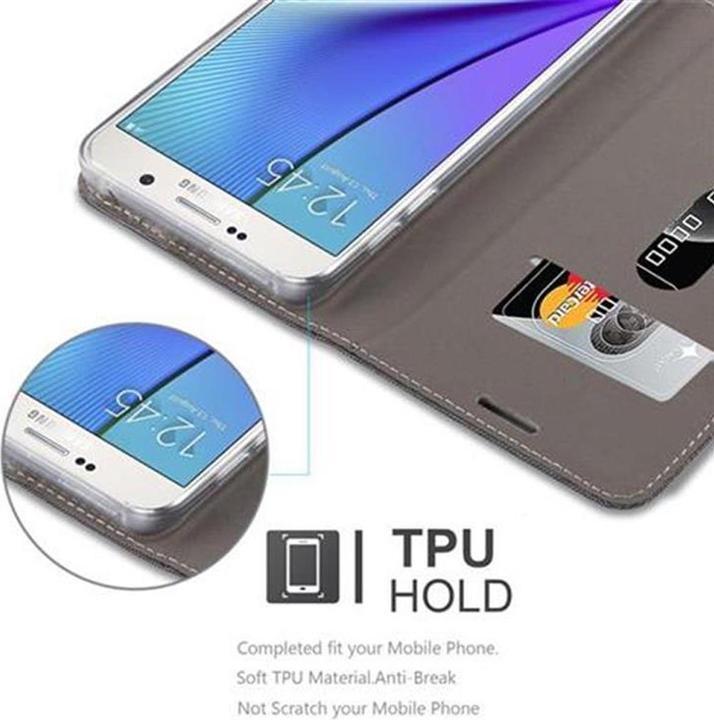 Actual product image Cadorabo Book Jeans Optics Cover (Samsung Galaxy Note 5)