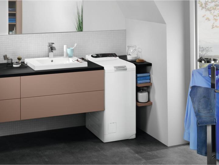 Produktbild AEG L7TL720EX Waschmaschine (Toplader, freistehend, 7 kg, C, 1.251 U/Min, Serie 7000, LAVAMAT) (7 kg, Oben)