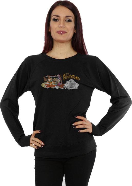 Image du produit The Flintstones - Sweat FAMILY CAR DISTRESSED - Femme (XXL)