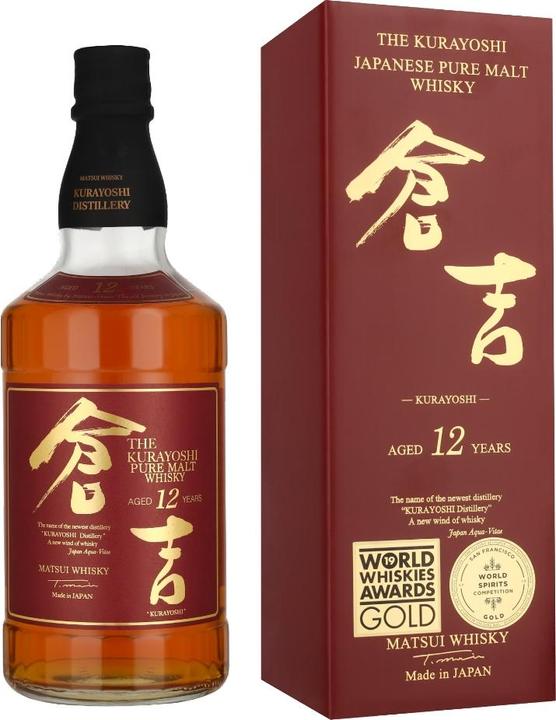 Produktbild Kurayoshi 12 Years (Single Malt, Japanischer Whisky, 1 x 70 cl)