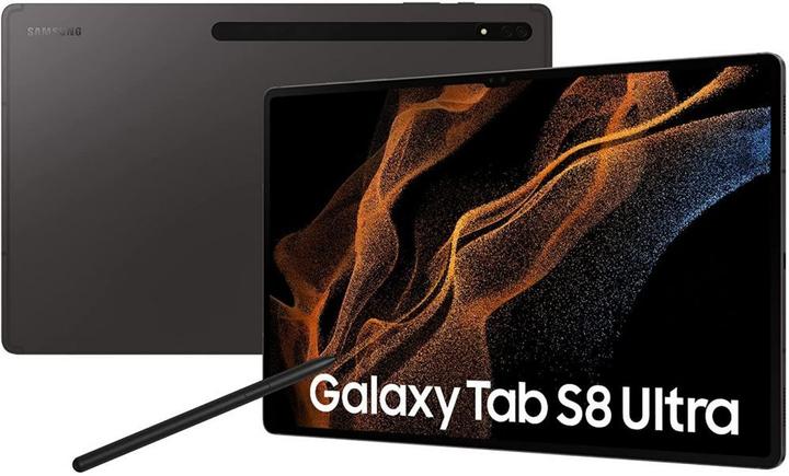Produktbild Samsung Galaxy Tab S8 Ultra (5G, 14.60", 128 GB, Graphite)