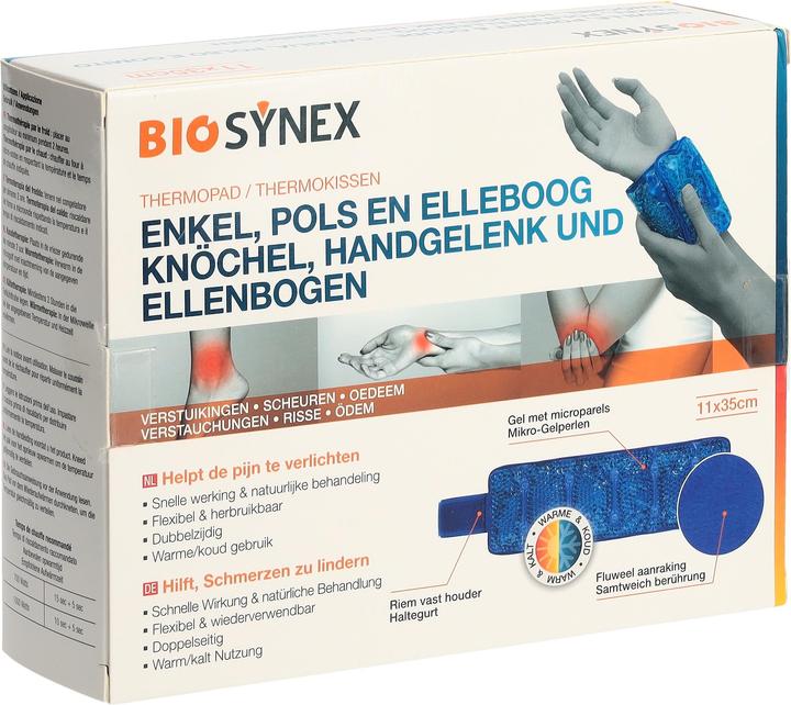 Actual product image Biosynex Kalt Warm Kompresse 11x35cm Knöchel Ellenbogen Handgelenk (1 x, 1105 ml, 338 g)