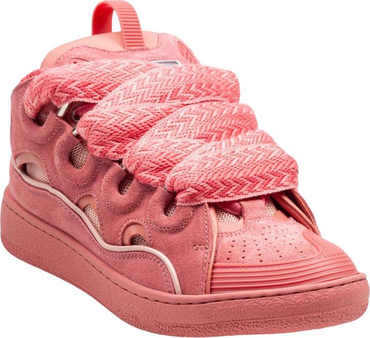 Image du produit Lanvin curb suede sneakers pink color (38)