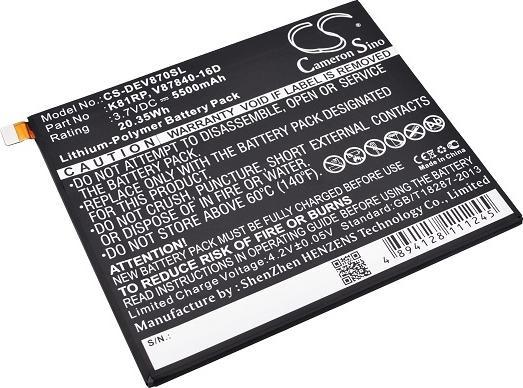 Actual product image NoName Battery 05PD40 for DELL, 3.7V, 5500mAh (5500 mAh)