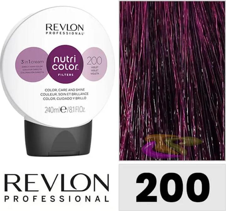 Productafbeelding Revlon Professional Nutri Color Cream - Violet 200 (200 Paars)