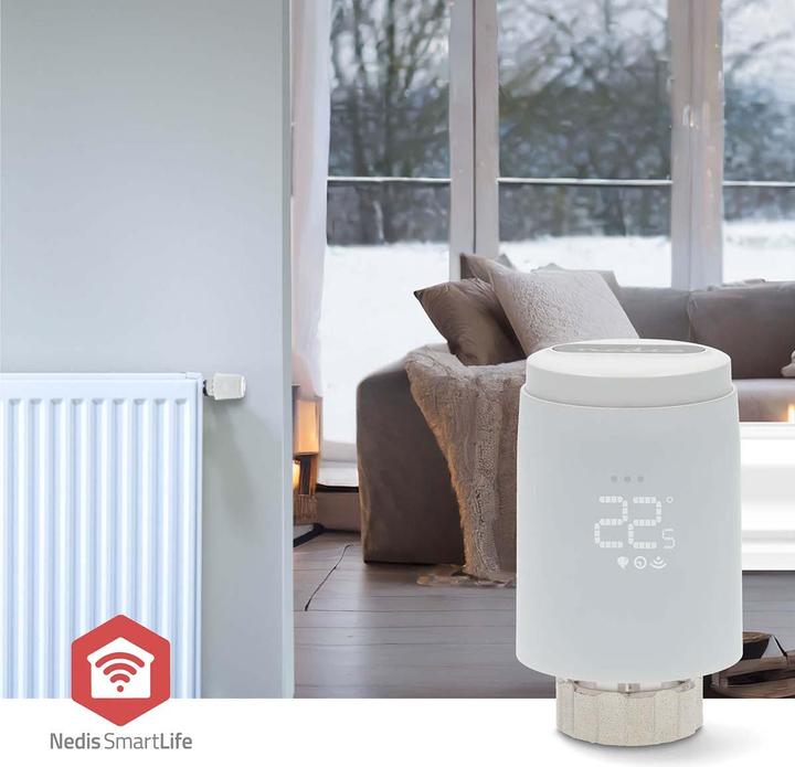 Produktbild Nedis SmartLife Heizkörpersteuerung | Zigbee 3.0 | Batteriebetrieben | LED | Android™ / IOS
