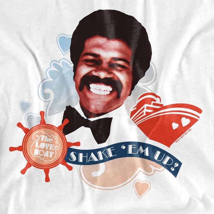 Actual product image The Love Boat Unisex Adult Shake Em Up T-Shirt (S)