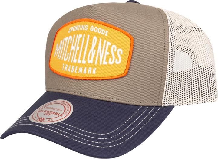 Produktbild Mitchell & Ness Trucker Snapback Cap - Brand Patch Oliv