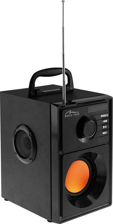 Media-Tech Boombox Bt (6 h, Rechargeable battery operated)