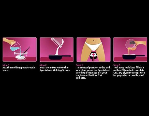 Actual product image Clone A Willy Clone A Pussy Chocolate