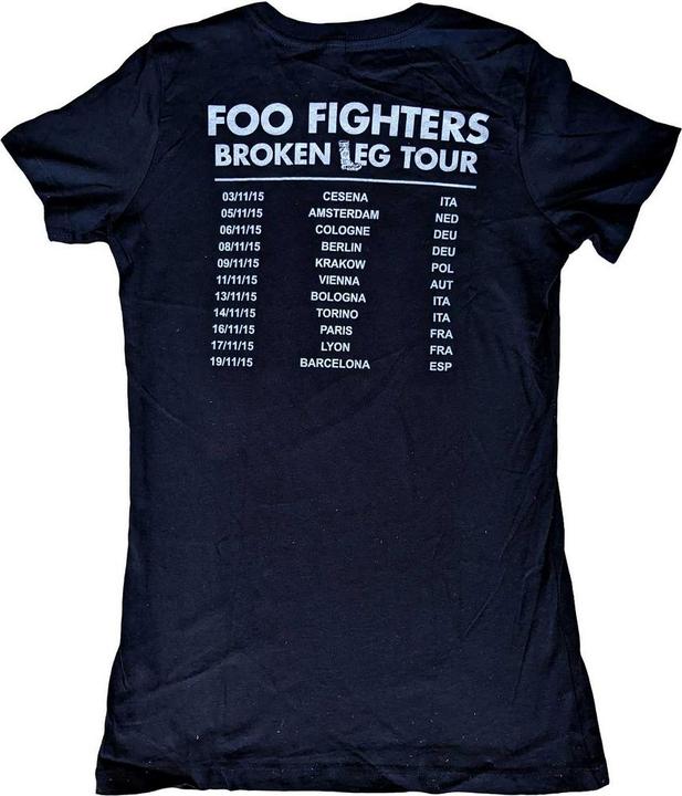 Produktbild Foo Fighters Womens/Ladies Break A Leg Back Print T-Shirt (L)