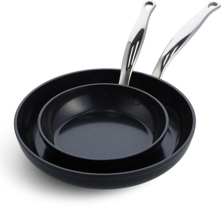 Greenpan Barcelona Pro 2-delige Pannenset met keramische antikleeflaag 20/28 cm (Frying pan, Aluminium)