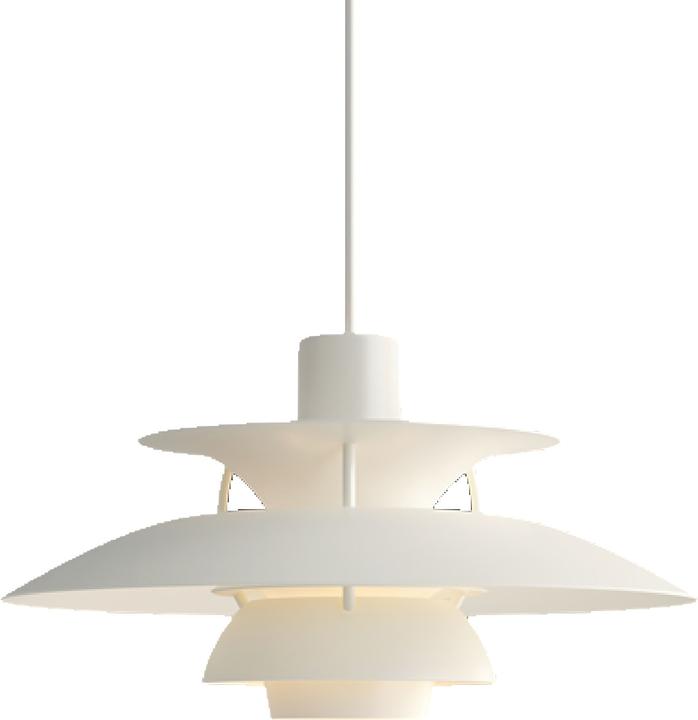 Actual product image Louis Poulsen PH 5 Mini pendant lamp monochrome (E14, 334 lm)