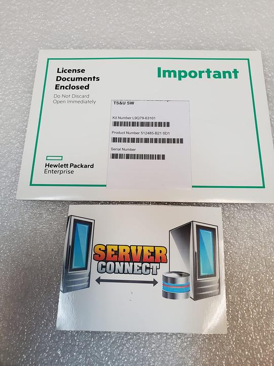 Image du produit HPE 512485-B21 iLO Advanced, y compris 1 an 24x7