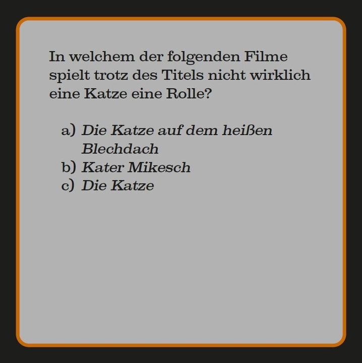 Produktbild Das Katzen-Quiz (Neuauflage) (Deutsch)