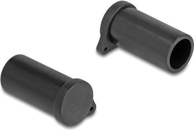 Actual product image Delock Dust cover for MC4 - DL4 socket 10 pieces black