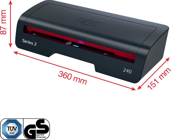 Produktbild GBC Laminiergerät 240 (75 - 125 µm, A4)