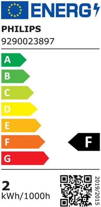 Etichetta energetica Philips Lampada 1,8 W (20 W) GY6,35 Bianco caldo (GY6.35, 1.80 W, 205 lm, 1 x, F)