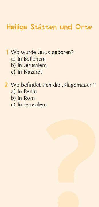 Image du produit Quiz sur les religions du monde (Allemand)
