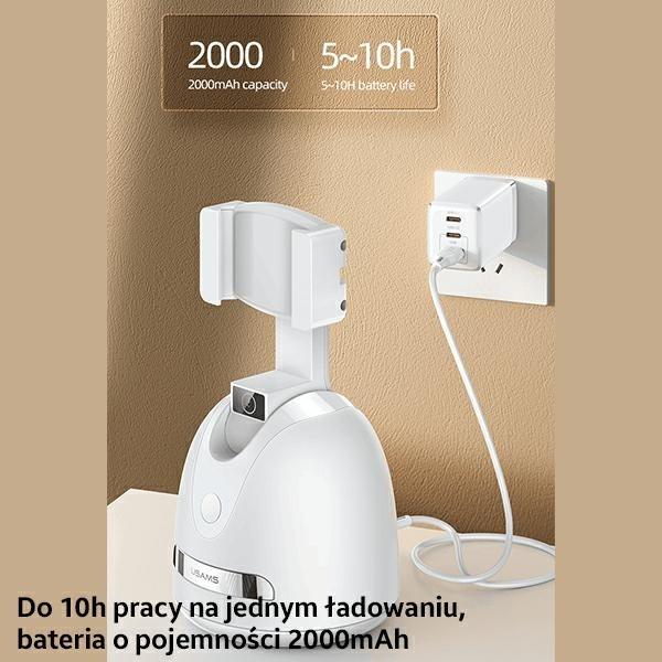 Actual product image Usams Smart Face Tracking Bracket - White
