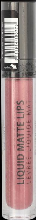 Actual product image Gosh Liquid Matte Lips 001 Candyfloss 4ml (001 Candyfloss)