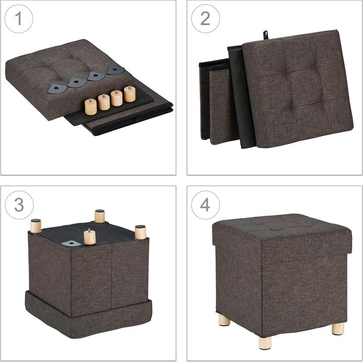 Produktbild Relaxdays Sitzhocker
