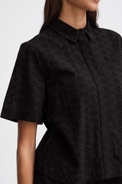 Actual product image B.young BYFENNI CROPPED BLOUSE 20814597 (36)
