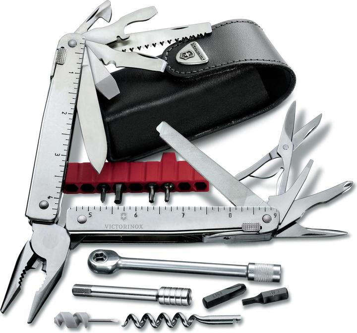 Victorinox SwissTool Plus II in Leder-Etui