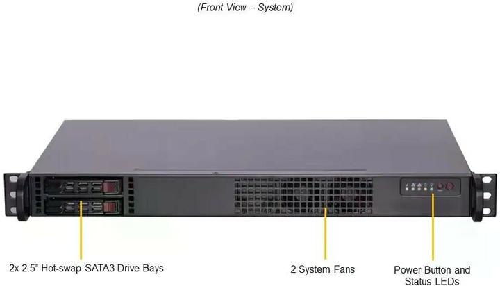 Immagine prodotto Supermicro Barebone IoT SuperServer SYS-111AD-HN2