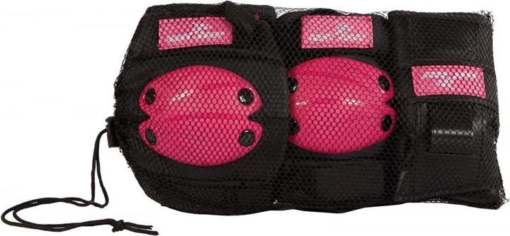 Produktbild Van Manen Veenendaal Van Manen Skater Sicherheits-Set Gr.M 6tlg rosa/schwarz (M, Ellbogenschoner, Knieschoner, 6 Stück)