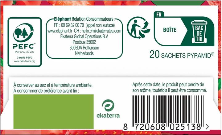 Label énergétique Elephant Infusion Fruits Rouges (48 g)